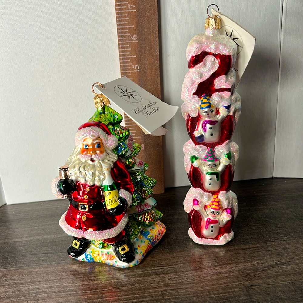 Christopher Radko Millennium Ornaments